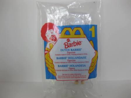 1995 McDonalds - #1 Dutch Barbie (SEALED) - Barbie